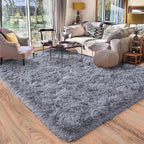 Rugs for Living Room 6x9, Soft Shaggy Modern Shag Area Rug for Bedroom by Quntue