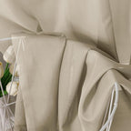 OVZME Taupe Sheer Curtains 84 Inches Long 2 Panels - Image 3