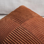 Fancy Homi 2 Packs Rust Decorative Throw Pillow Covers 22x22 Inch - Image 3