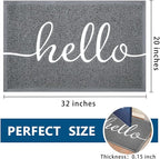 EARTHALL Funny Hello Mats Outdoor, Front Door Mat - Image 2