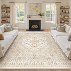 zesthome 9x12 Area Rugs, Stain Resistant Washable Rug, Ultra-Thin Rugs by Zesthome