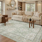 6x9 Area Rug for Living Room Washable 6x9 Rug Non-Slip Modern Rugs for Bedroom by Soalmost