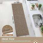 BEQHAUSE Kitchen Runner Rugs 24"x72", Non-Slip Kitchen Mats - Image 2