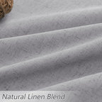 Guken Grey 100% Blackout Curtains 84 Inch Length 2 Panels Set - Image 3