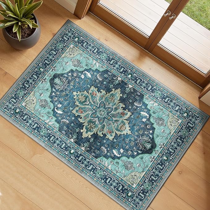 Area Rugs 2'x3' Kitchen Rugs Entry Rug Small Rugs by RELEANY