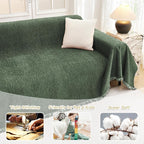 MYSKY HOME Oversized Sofa Covers Couch Covers - Image 3
