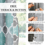 Beauoop 100% Blackout Curtains 84 Inches Long - Image 7