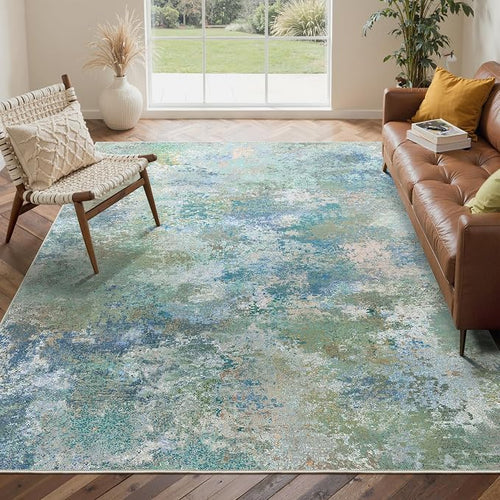 Area Rugs 8x10 for Living Room Bedroom, Modern Abstract Machine Washable Rug - Image 2