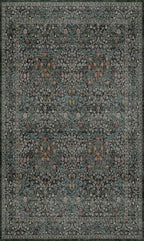 Vintage Floral Dark Green 3x5 Area Rugs - Image 9