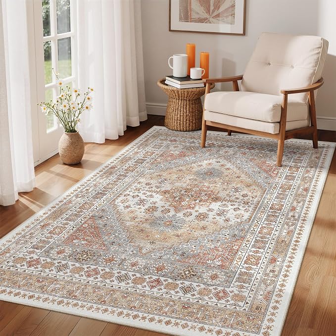 zesthome 3x5 Area Rug Ultra Soft Washable Rug, Non Slip Area Rug Indoor Entrance - Image 4