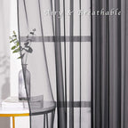 NICETOWN Sheer Drape Panels 63" L - Image 6