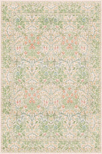 Beige Green 6x9 Washable Area Rugs - Image 2