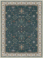Hazo Haus Vintage Dark Green 6x8 Dining Room Rugs - Image 2