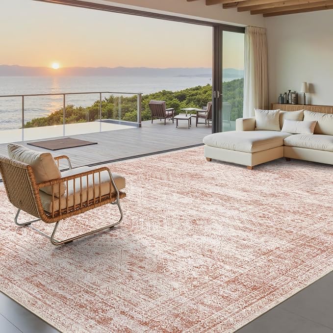 Washable Area Rug 8x10, Large Soft Rugs - Image 2