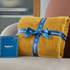 Bedsure Fleece Blanket Queen Blanket Gold Yellow - Image 7