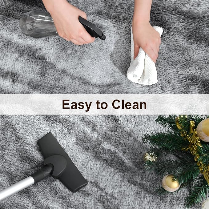 TWINNIS Super Soft Shaggy Rugs Fluffy Carpets, 4x5.9 Feet, Indoor Modern Plush - Image 6