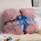 Bedsure GentleSoft Fluffy Dusty Pink King Size Blanket - Image 7