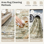 6x9 Area Rug for Living Room Washable 6x9 Non-Slip Modern Rugs for Bedroom - Image 8