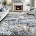 pmtsns Area Rugs 8x10 for Living Room: Washable Rug Modern Abstract Neutral by pmtsns