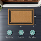 Barnyard Designs Natural Coco Coir Heavy Duty Backing Doormat - Image 8