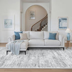 4x10 Wide Hallway Runner Rug: Washable Soft Rug Runners - Image 2