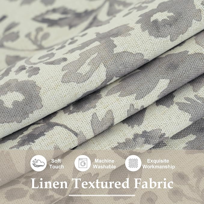 DriftAway Julia Lined Valance Double Layer Thermal Insulated Room Darkening - Image 2