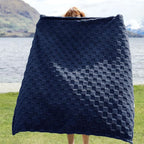 Bedsure GentleSoft Navy Blue Throw Blanket - Image 2