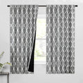 Beauoop 100% Blackout Curtains 63 Inches Long 2 Panels by Beauoop