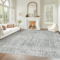 Living Room Rugs 8x10: Washable Moroccan Geometric Boho Rug Farmhouse Non Slip by VECARF