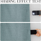 RYB HOME 100% Blackout Linen Textured Curtains 96 inches Long, Thermal - Image 5