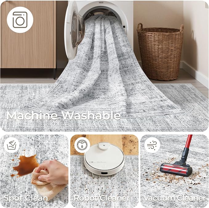 3x8 Runner Rug Non Slip Washable - Image 8