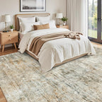 Abstract Rug 8x10 Large Living Room Rugs Neutral Modern Washable Area Rugs - Image 4