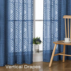 Simplebrand Dusty Blue Sheer Curtains 72 Inch Length 2 Panels - Image 5