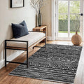 3x4 Washable Entryway Area Rug: Moroccan Small Runner Rug by Ksrau