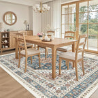 Madane 5x7 Area Rugs for Living Room, Stain Resistant Washable Rugs, Non-Slip - Image 4