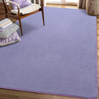 Amearea Modern Soft Hallway Runner Rug, 2x6 Purple Fluffy Bedroom Bedside Rugs - Image 9