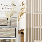 Nanspring Modern Farmhouse Decor Curtains 96 Inches Long - Image 3
