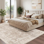 Madane 5x7 Area Rugs for Living Room, Washable Vintage Natural Rug - Image 2