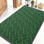 OLANLY Front Door Mat Indoor Outdoor Entrance, Waterproof All-Season, by OLANLY