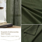 LAMIT Long Linen Curtains 2 Panels Set - Image 6