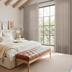 Nanspring Ecru Curtains 63 Inch Length - Image 7