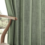 Joydeco Linen Curtains 108 Inch Length 2 Panel Sets, Light Filtering Curtains - Image 7