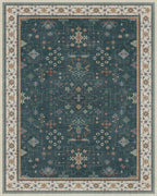 Hazo Haus Dark Green Vintage 8x10 Washable Rugs - Image 2