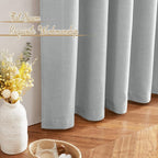 NICETOWN Linen Light Gray Curtains - Image 6