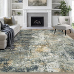 8x10 Area Rugs for Living Room Rug Washable: Abstract Large Rug for Dining Room by Aelenmu