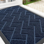 OLANLY Front Door Mat Indoor Outdoor Entrance, Waterproof All-Season, by OLANLY