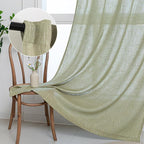 MYSKY HOME Patio Sage Curtains for Sliding Door, Living Room Curtains & Drapes - Image 9