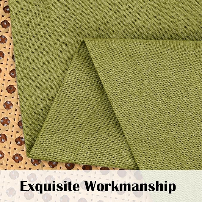 FRAMICS Farmhouse Cotton Linen Curtains - Image 5