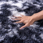 Black and White Rug for Bedroom, 5x7 Area Rug for Kids Room, Bedside Indoor - Image 4