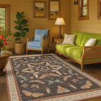 5x8 Brown Rugs for Living Room, Soft Boho Rugs for Bedroom, Non Slip Dining - Image 3